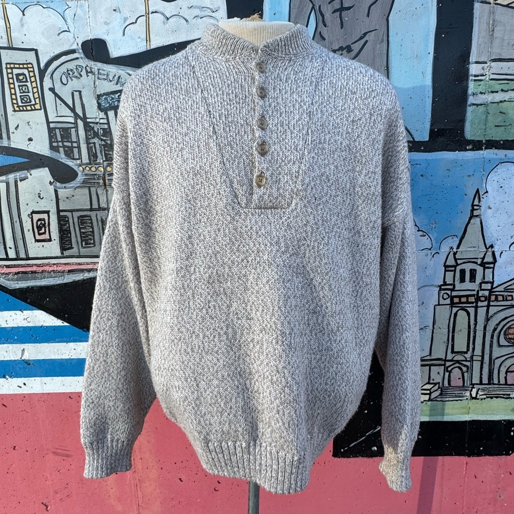 Vintage Remington Wind Stopper Wool Blend Unisex Sweater-XL
